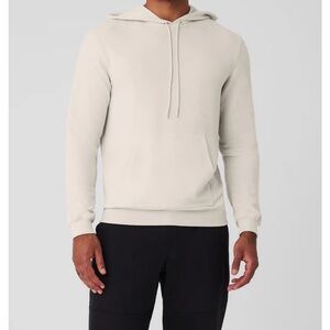 ALO Yoga Cream Knit Hoodie Sweatshirt